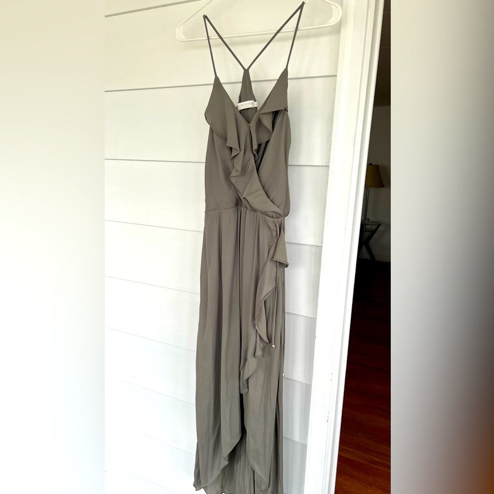 Alice and Trixie women’s strappy olive green dress, XS